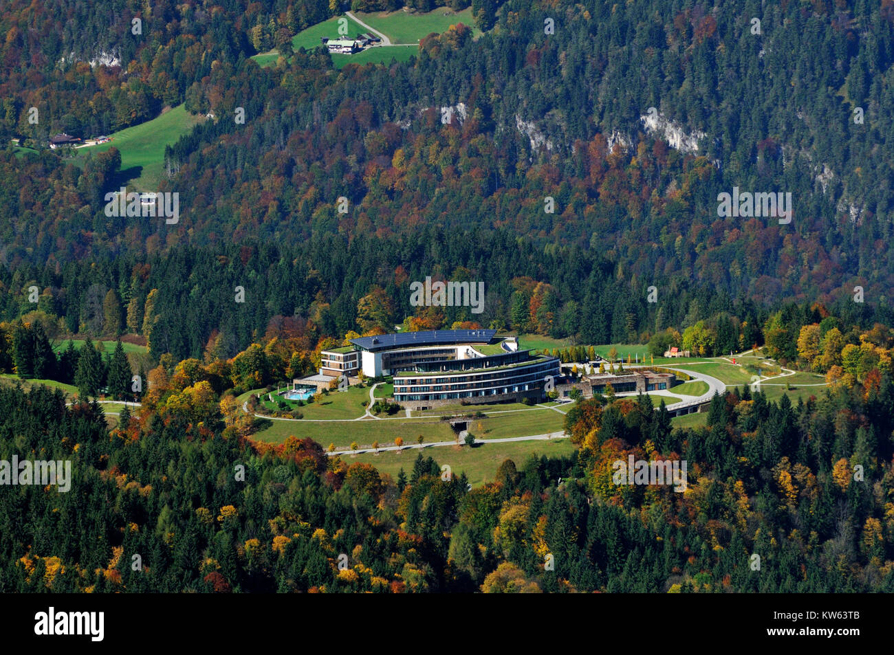 Hotel a cinque stelle della montagna di sale, Luxushotel am Salzberg Foto Stock