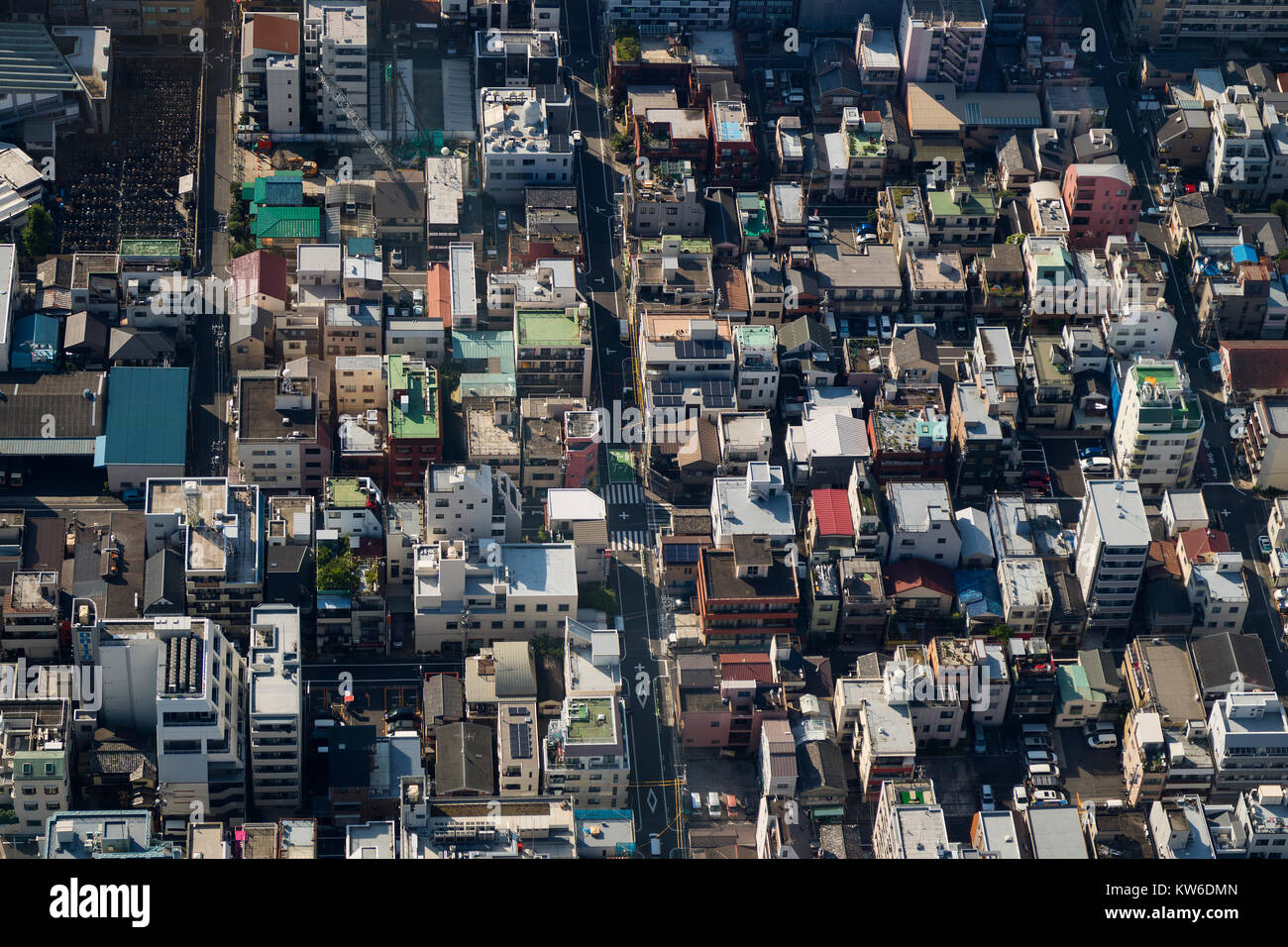 Tokyo - Giappone, 19 Giugno 2017: vista aerea di Tokyo visto dalla Sky Tower ad albero Foto Stock