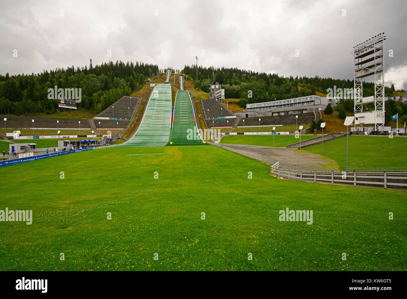 Lillehammer inverno complesso olimpico Foto Stock