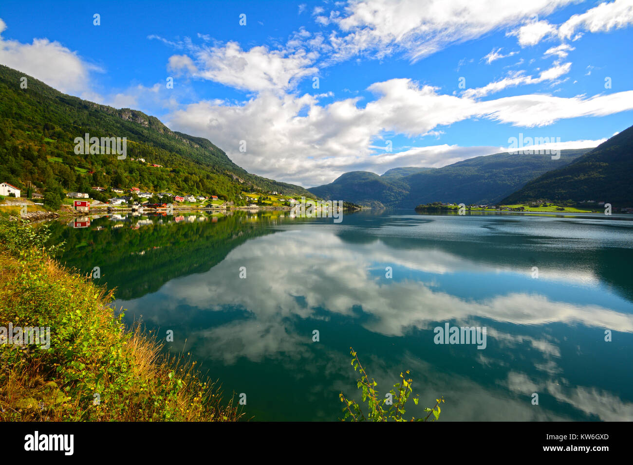 Invik, Invikfjord, Norvegia Foto Stock