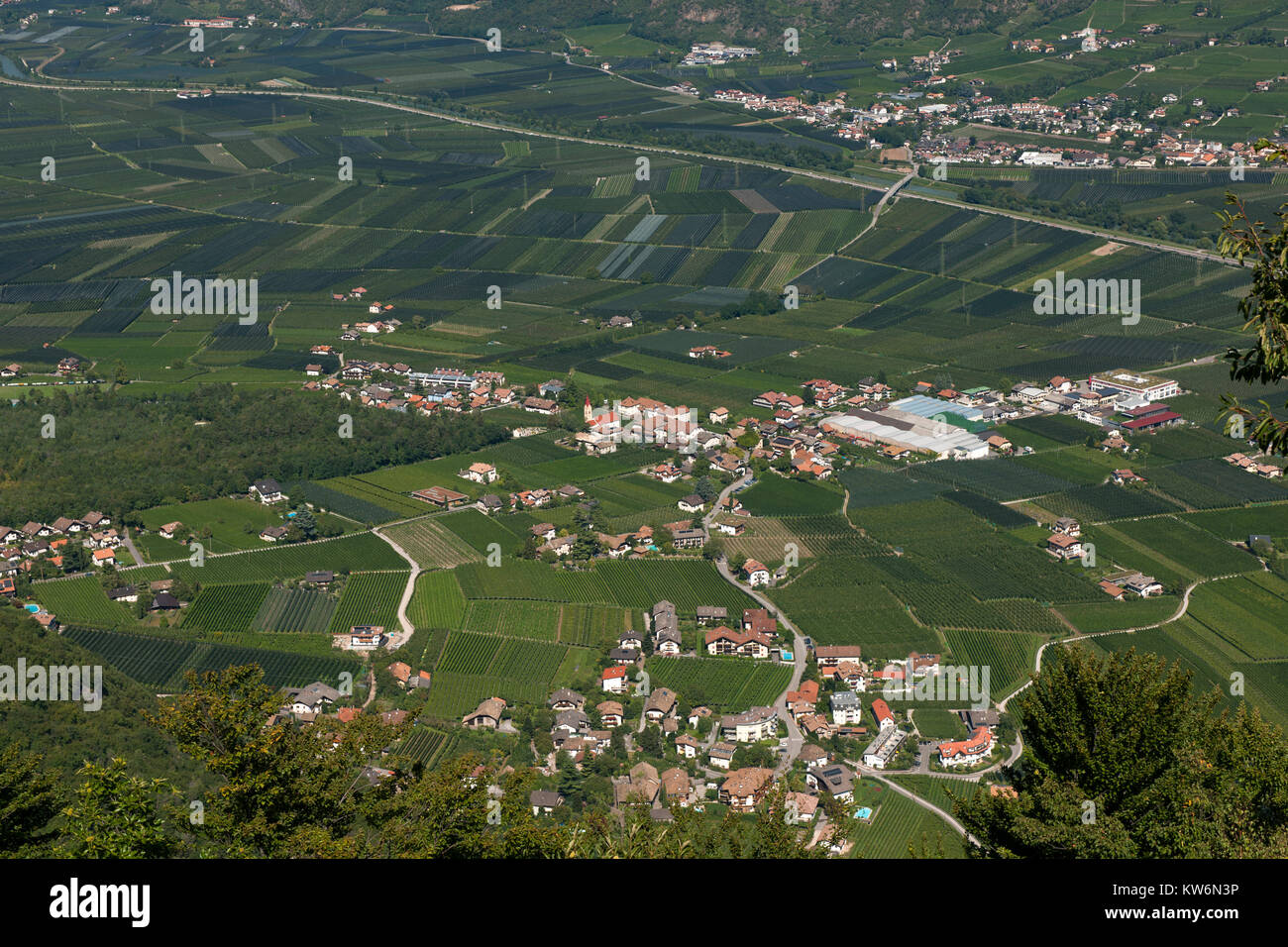 Italien, Trentino-S?dtirol, Blick ins Etschtal Foto Stock