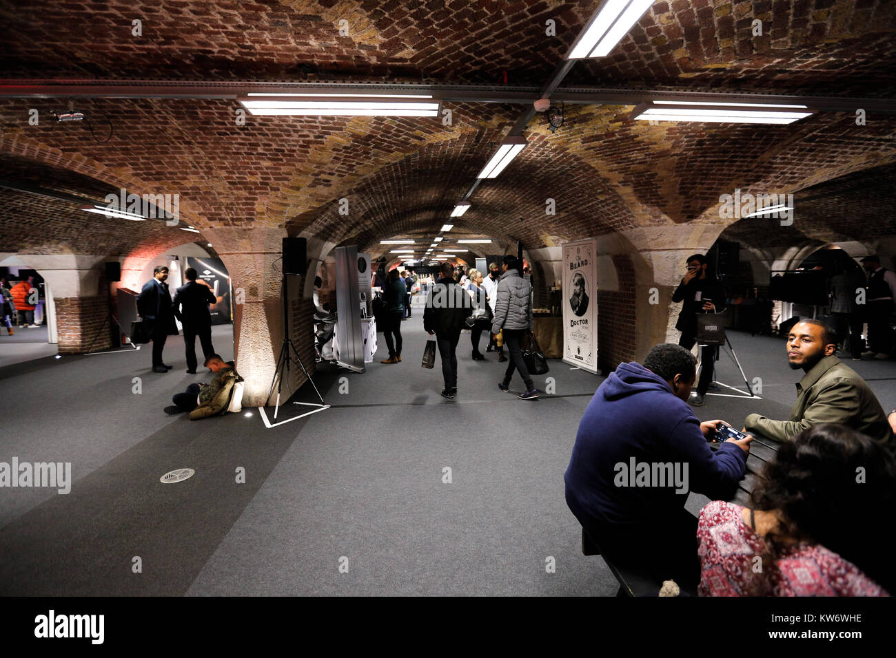 Il Gentleman's toelettatura & Lifestyle show è il Regno Unito il premier fiera esclusivamente dedicata ai prodotti per la bellezza maschile e stile di vita. Essa è aperta al pubblico Foto Stock