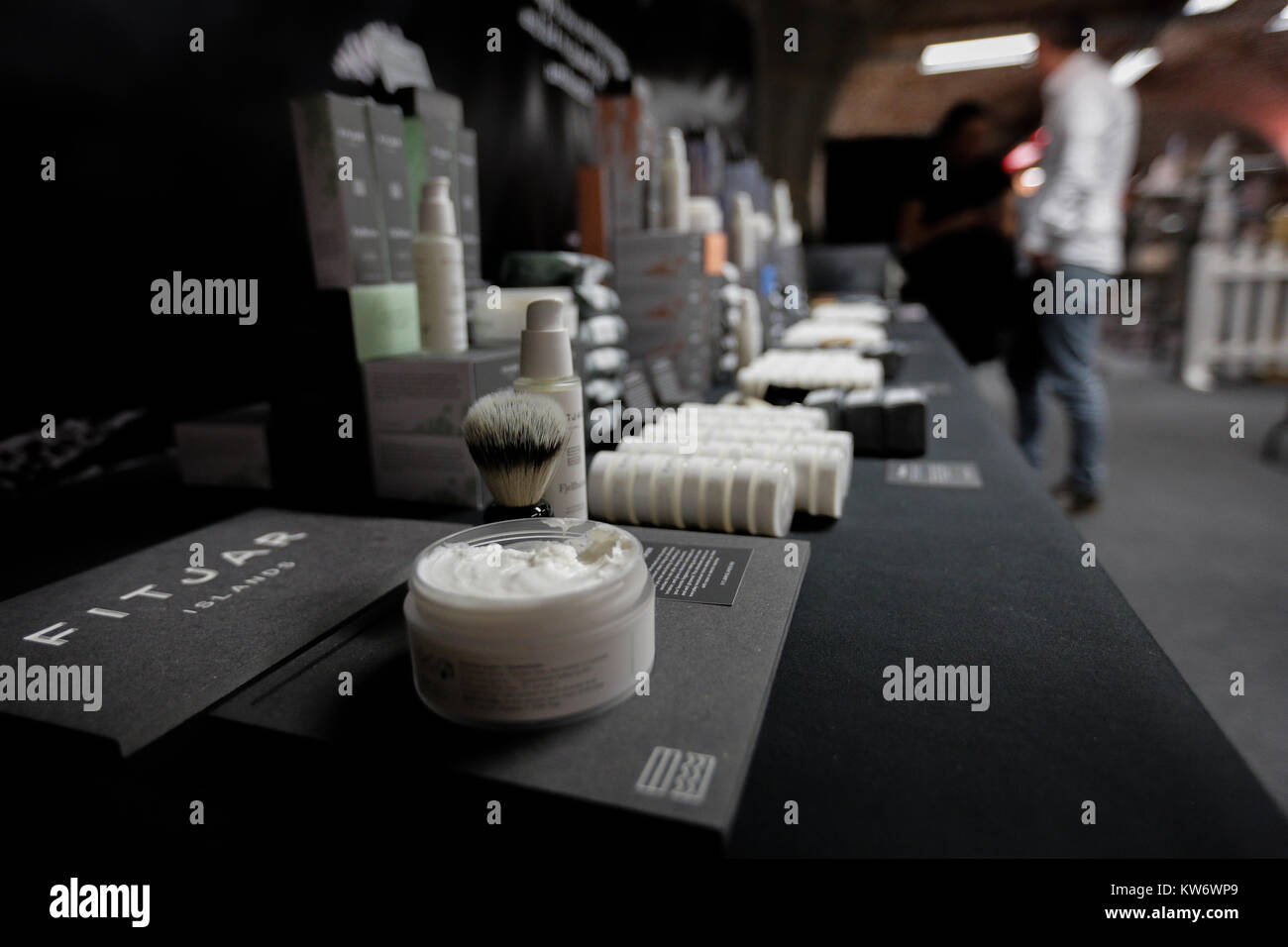 Il Gentleman's toelettatura & Lifestyle show è il Regno Unito il premier fiera esclusivamente dedicata ai prodotti per la bellezza maschile e stile di vita. Essa è aperta al pubblico Foto Stock