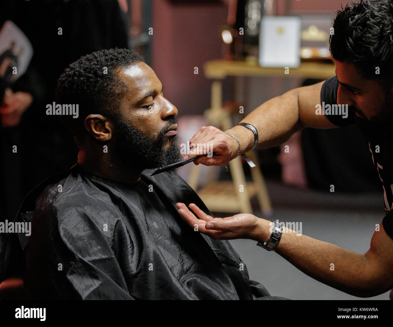 Il Gentleman's toelettatura & Lifestyle show è il Regno Unito il premier fiera esclusivamente dedicata ai prodotti per la bellezza maschile e stile di vita. Essa è aperta al pubblico Foto Stock