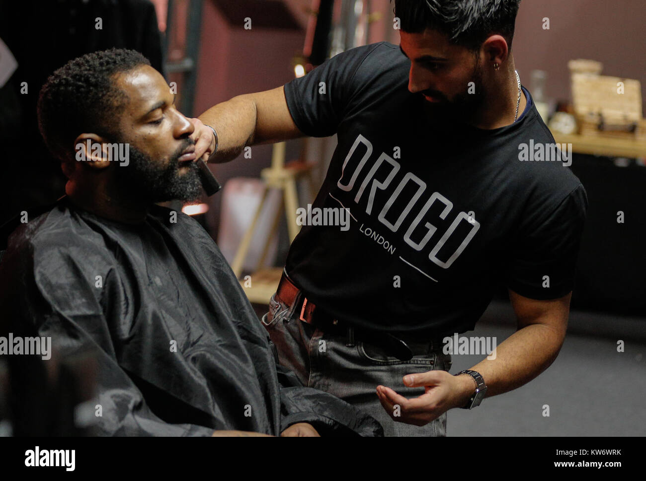 Il Gentleman's toelettatura & Lifestyle show è il Regno Unito il premier fiera esclusivamente dedicata ai prodotti per la bellezza maschile e stile di vita. Essa è aperta al pubblico Foto Stock