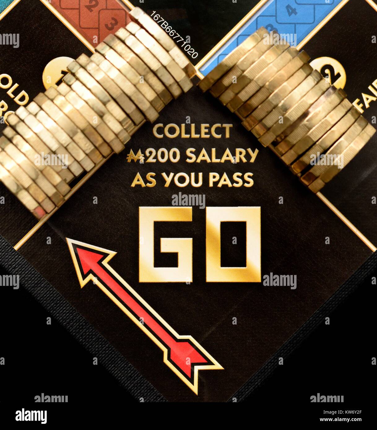 Stipendio pagare aumento salariale aumento concept Foto Stock