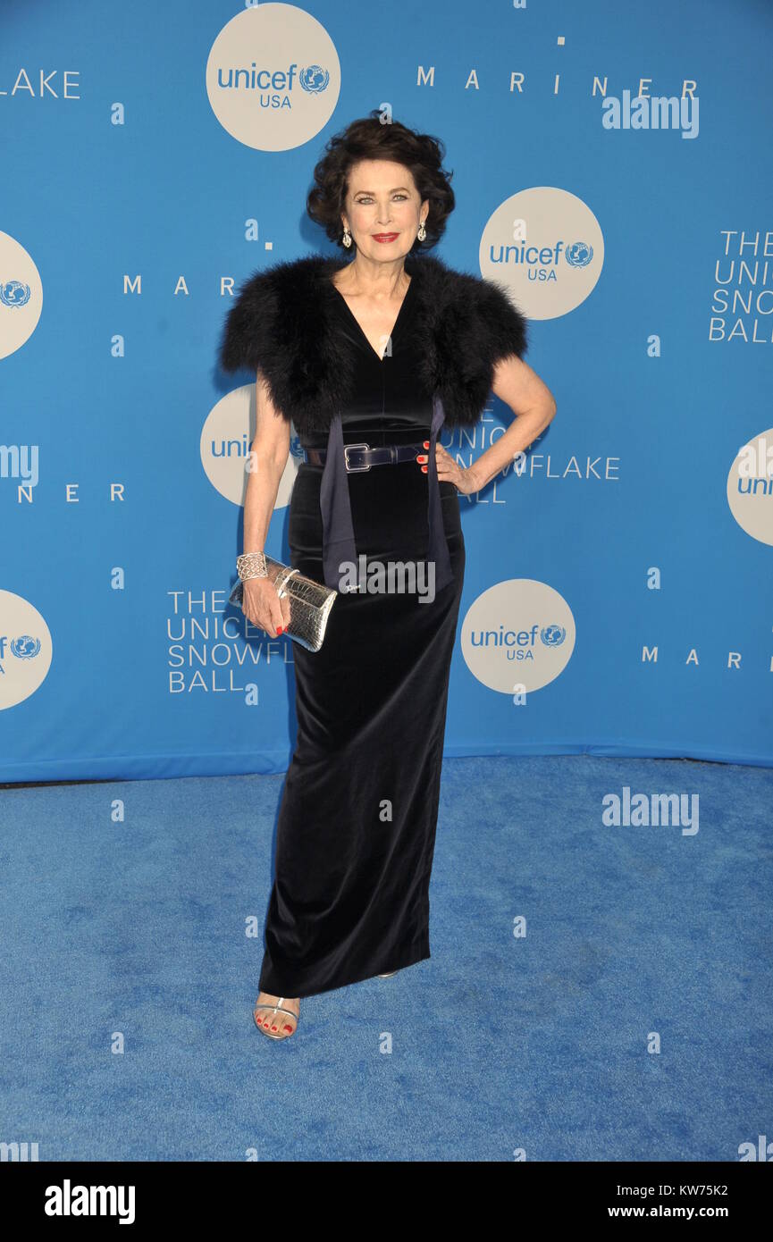 L' UNICEF Snowflake Ball - Arrivi con: Dayle Haddon dove: Manhattan, New York, Stati Uniti quando: 28 Nov 2017 Credit: Rob ricco/WENN.com Foto Stock