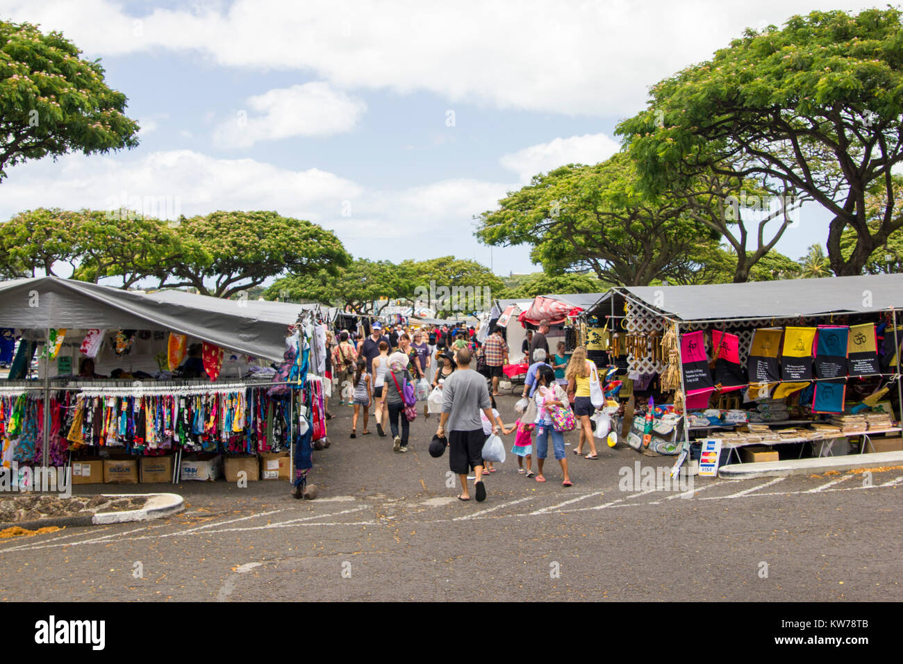 Aloha Stadium Swap Meet Foto Stock