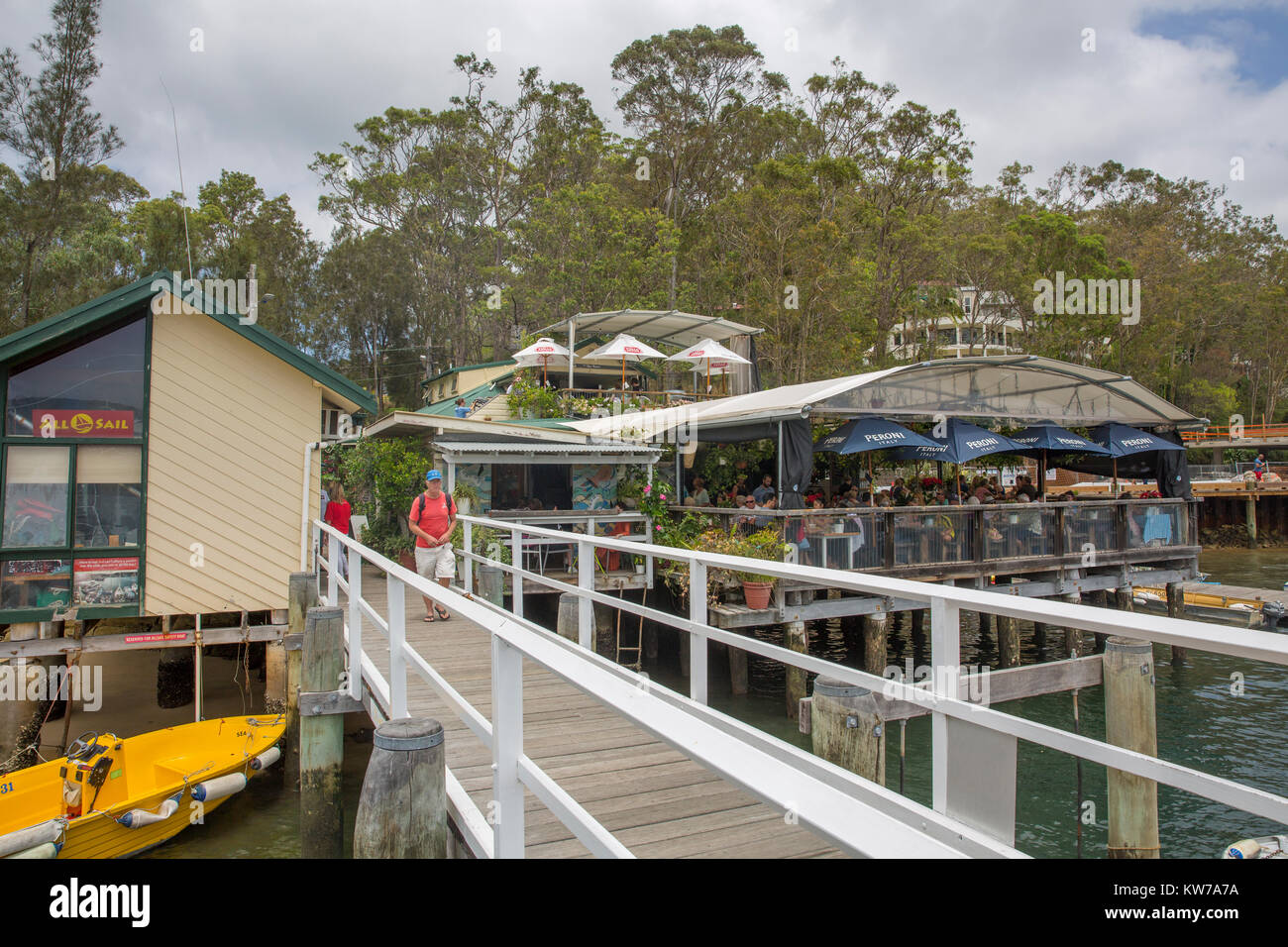 Chiesa Point è un sobborgo nel nord della regione di spiagge di Sydney Foto Stock