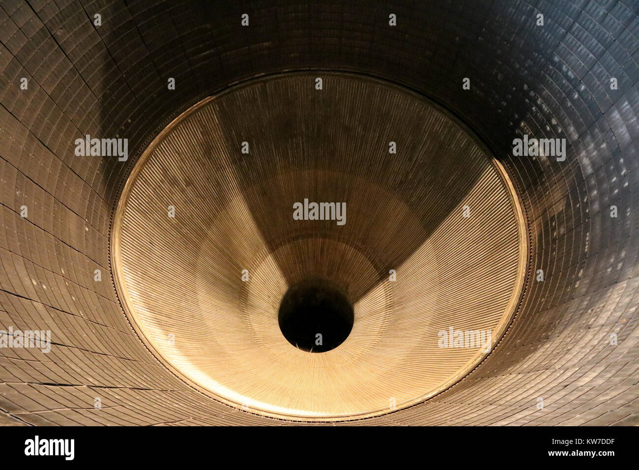 L'apertura di un NASA space shuttle booster a razzo Foto Stock