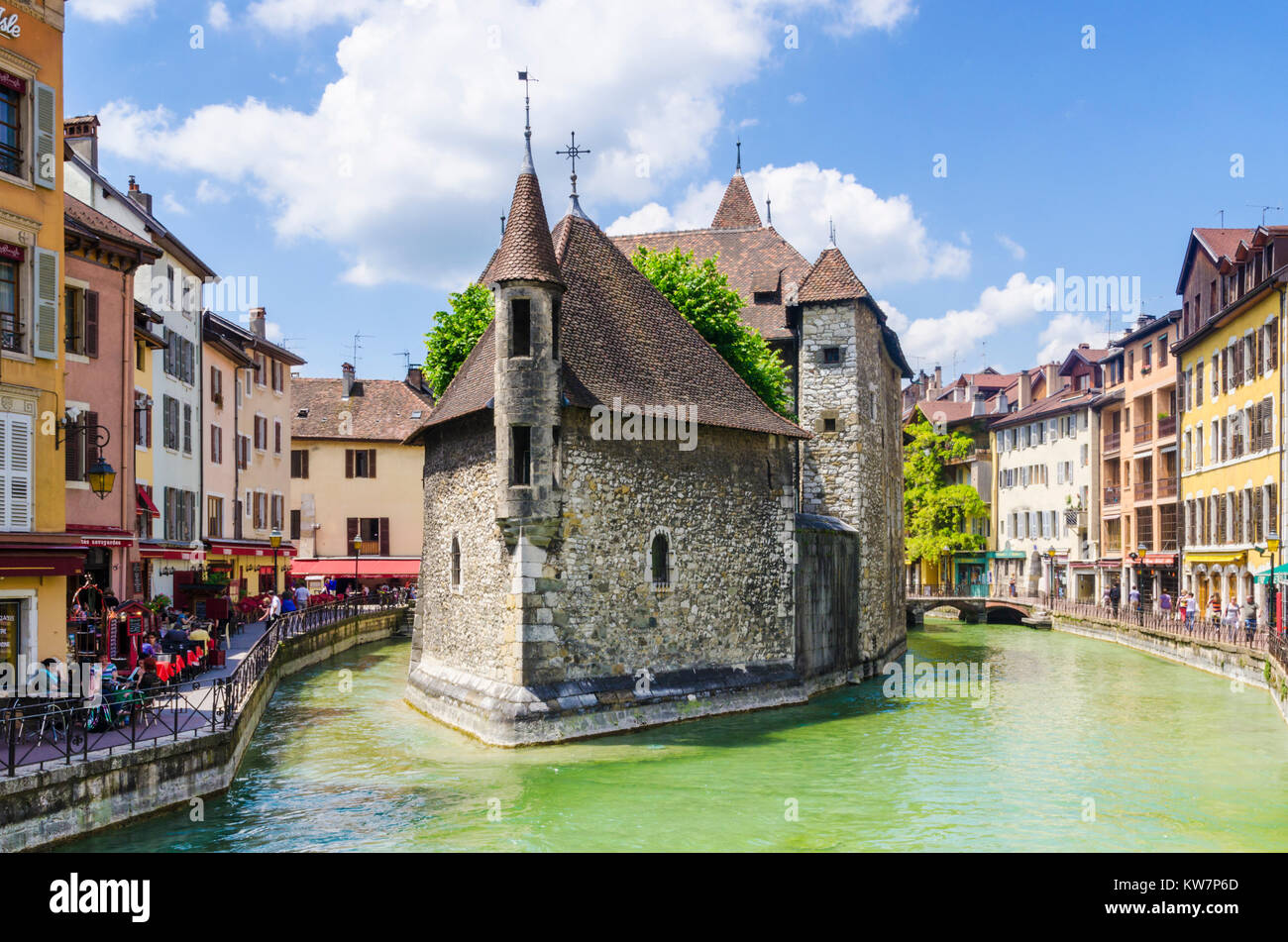 Palais de l'lsle, Vieille Ville, Annecy, Haute-Savoie, Rhone-Alpes, Francia Foto Stock