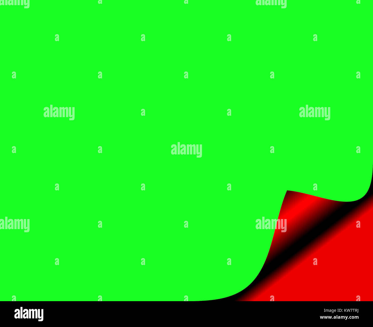 Pagina di Natale colori del rosso e del verde - abstract Foto Stock