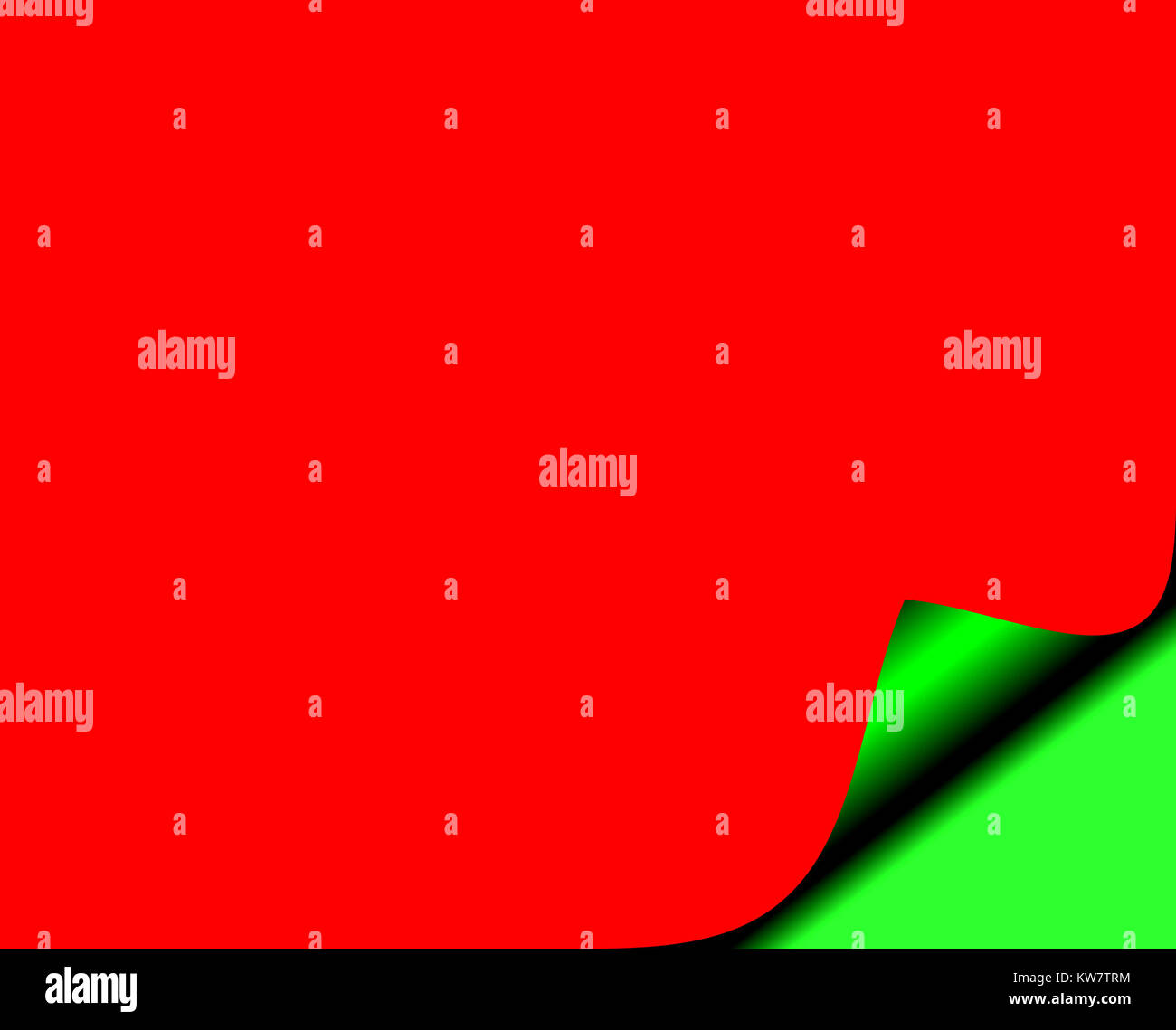 Pagina di Natale colori del rosso e del verde - abstract Foto Stock