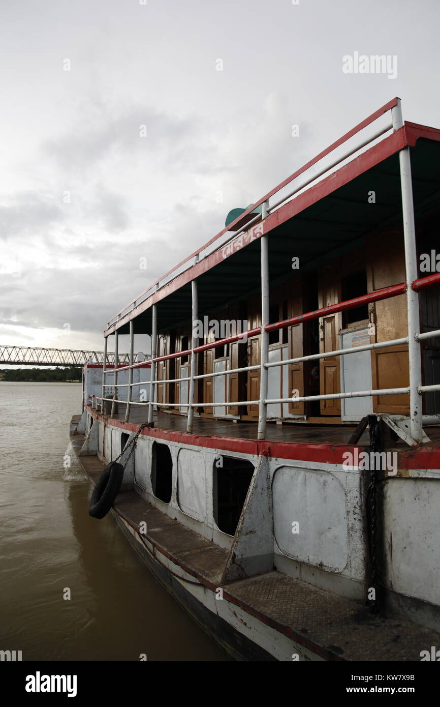 Traghetti, ancorato, Bangladesh Foto Stock