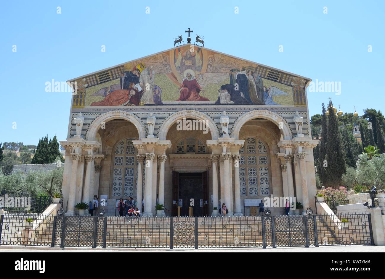 Chiesa francescana del Getsemani Foto Stock