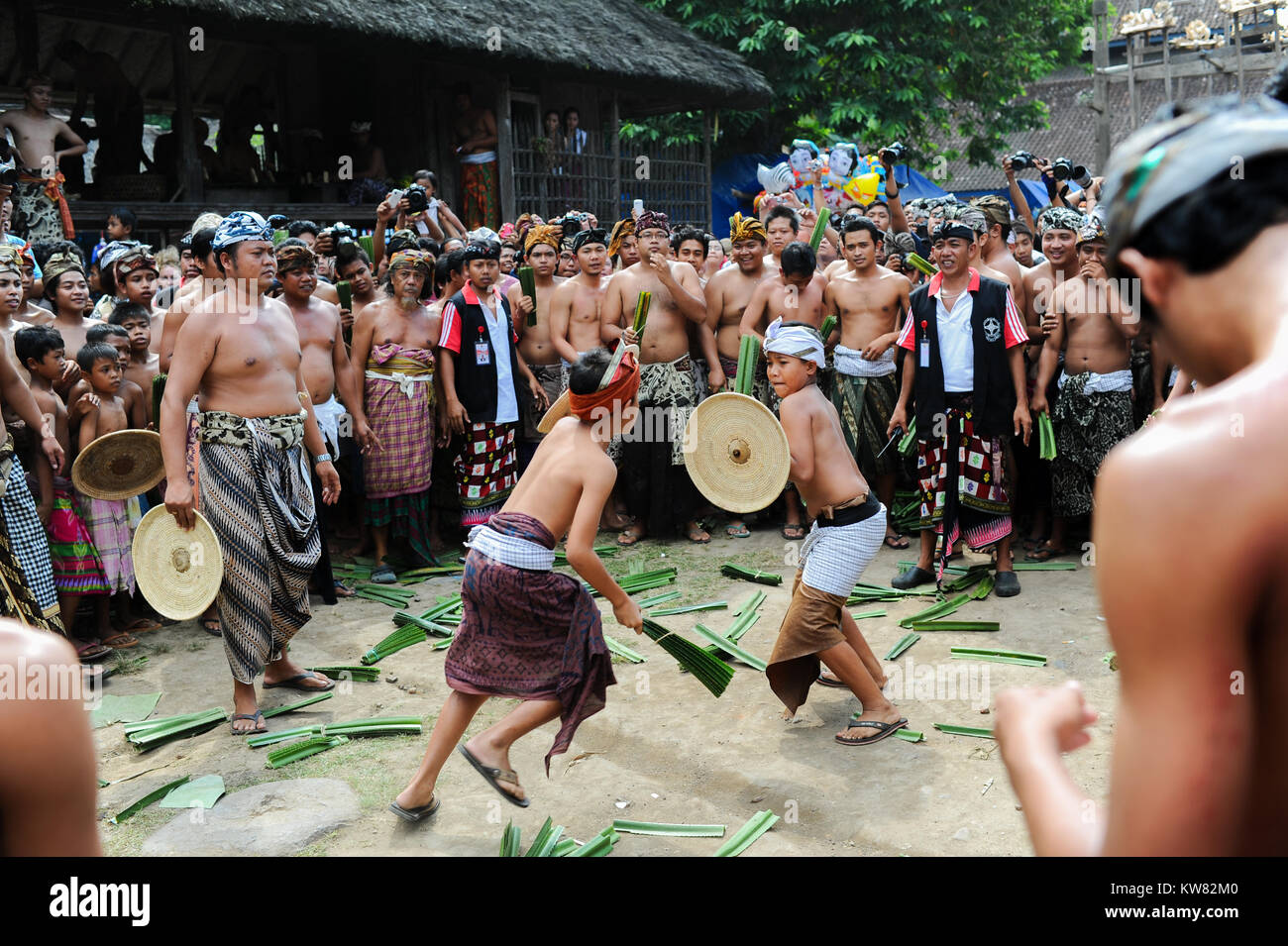 Perang Pandan o Pandan Guerre Foto Stock