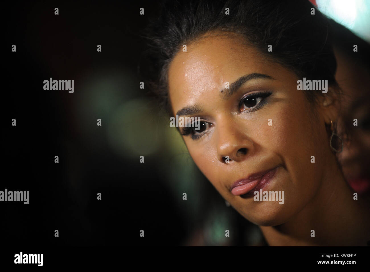 NEW YORK NEW YORK - aprile 08: Misty Copeland assiste la varietà del potere delle donne: New York 2016 a Cipriani Midtown su Aprile 8, 2016 in New York City. Persone: Misty Copeland Foto Stock