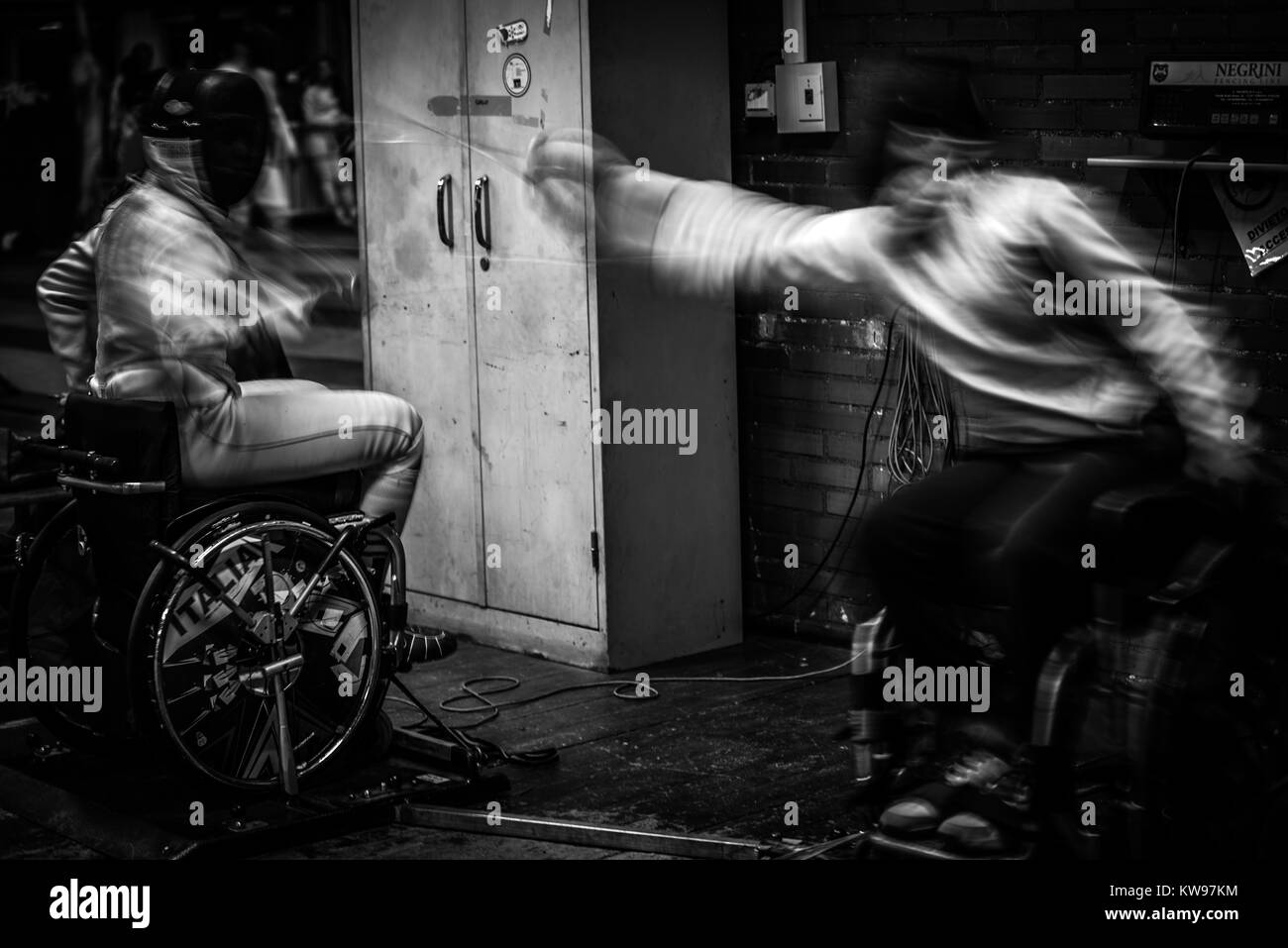 Olimpic e formazione paraolimpic Foto Stock