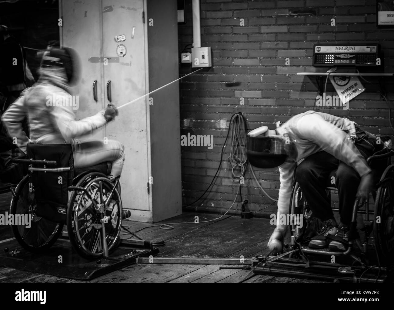 Olimpic e formazione paraolimpic Foto Stock