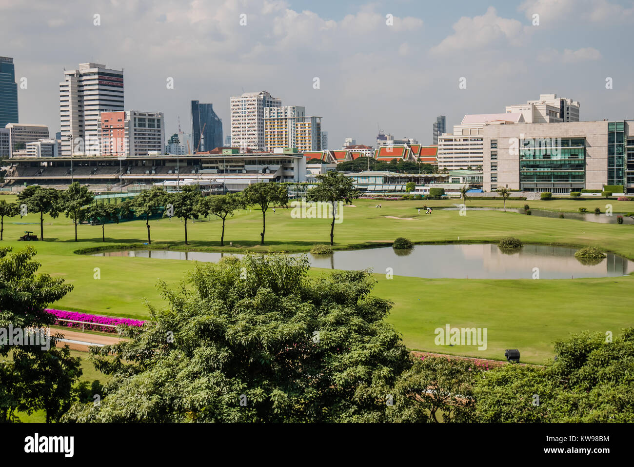 Bangkok Lumpini Park Foto Stock