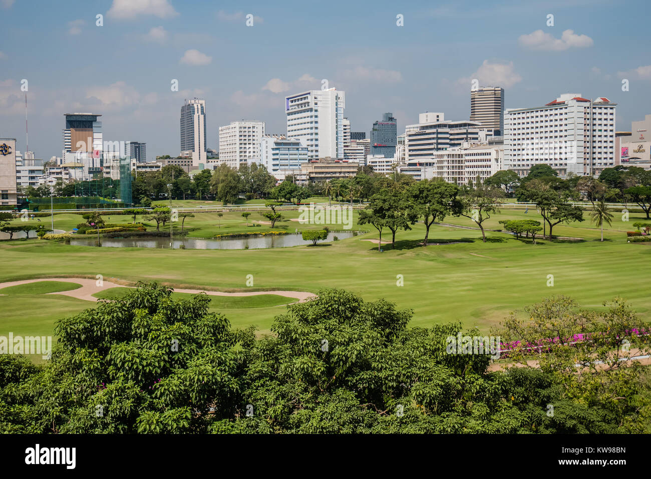 Bangkok Lumpini Park Foto Stock