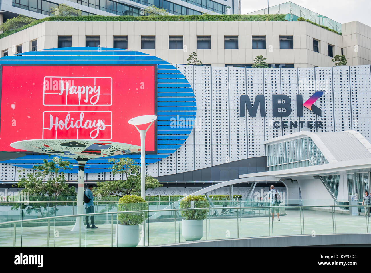 Bangkok mbk shopping center Foto Stock