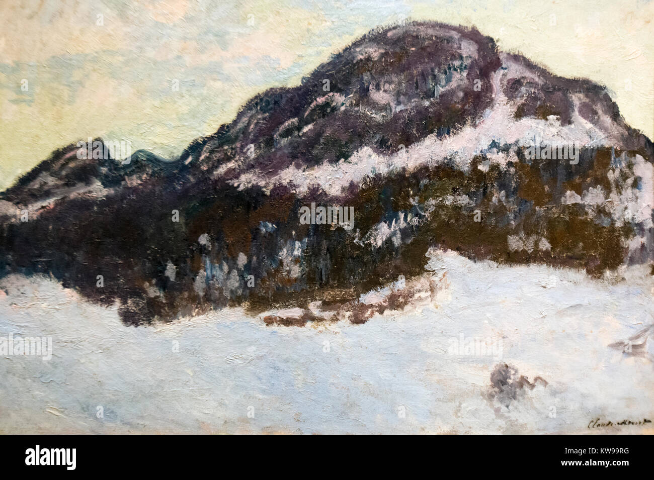 Claude Monet: 'Mount Kolsaas" (1895) Foto Stock