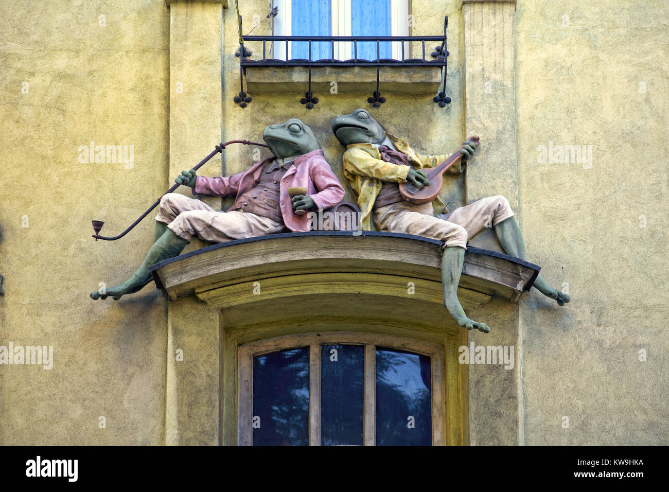 Polonia, Bielsko-Biala, Casa di rana Foto Stock