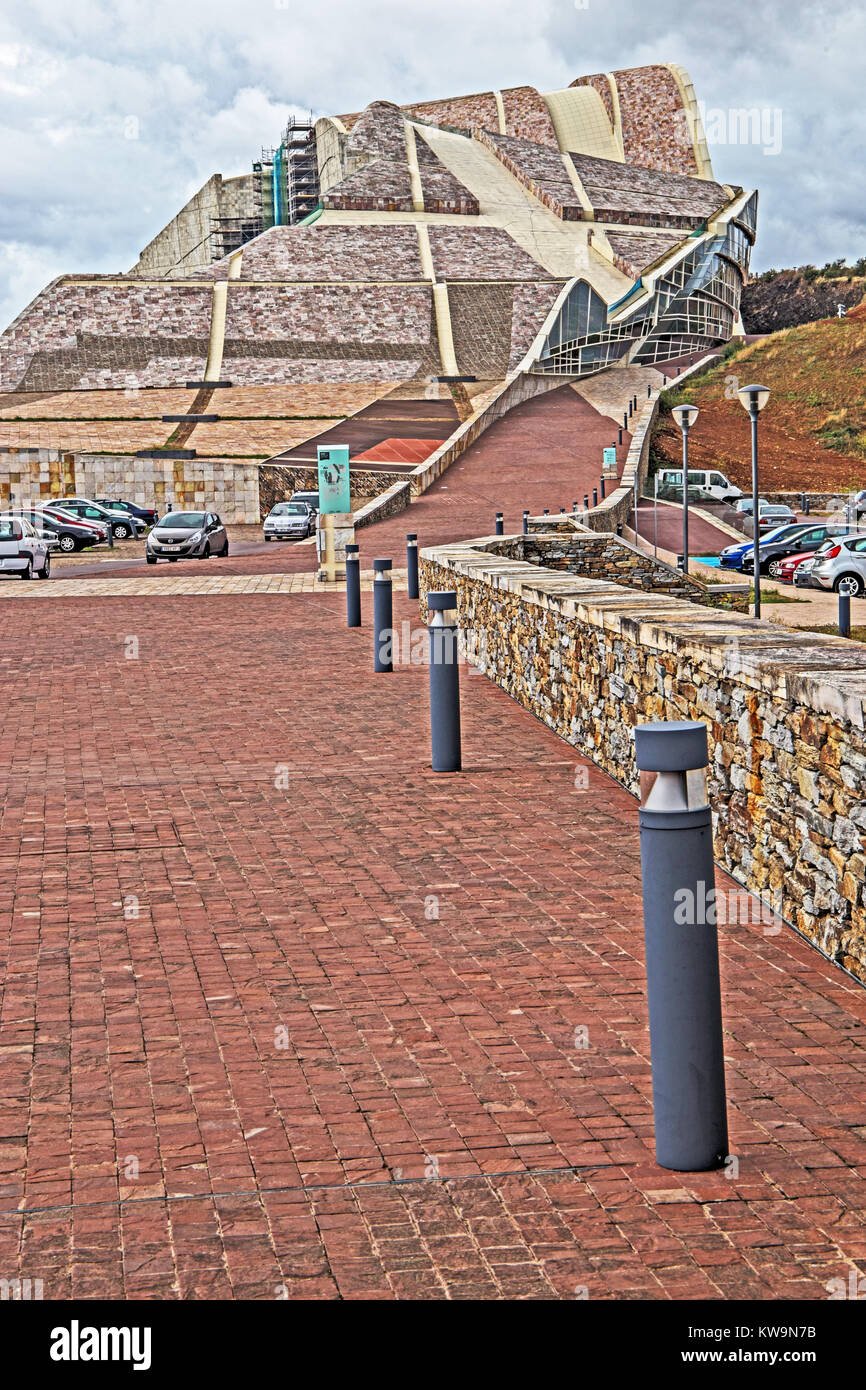 Citade da Cultura de Galicia (città di cultura), Monte Gaias, Santiago de Compostela, Galizia, Spagna Foto Stock