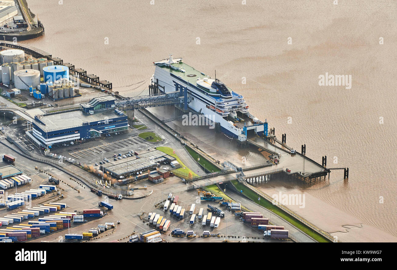 King George Docks scafo, East Yorkshire Regno Unito Foto Stock