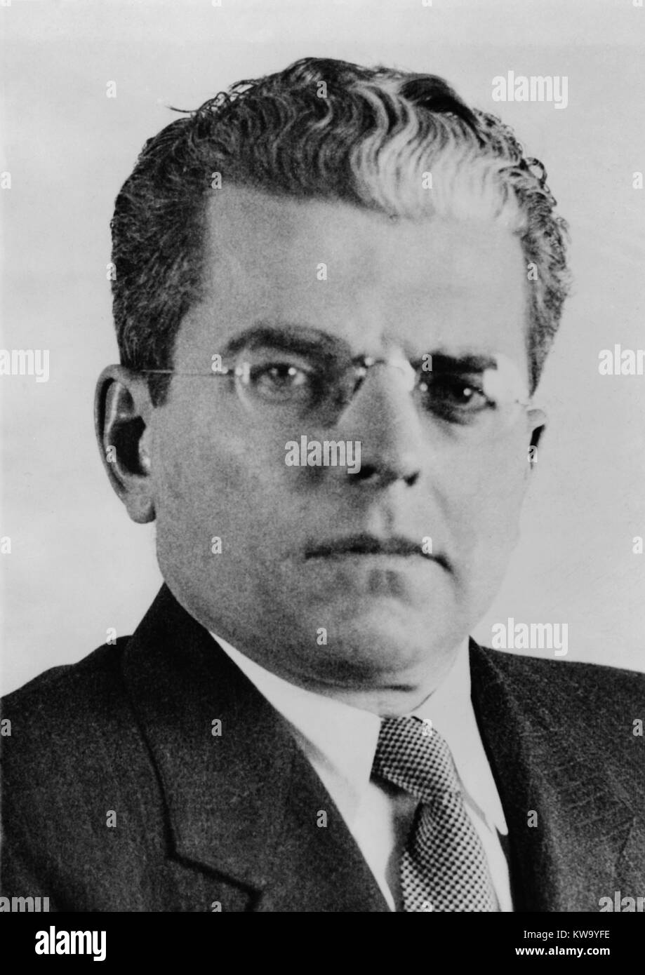 Thomas Donegan, un dipartimento di giustizia anticomunista esperto. Egli è stato coinvolto nel perseguimento di Alger Hiss e gli altri durante il dopoguerra rosso spavento. 1946. (BSLOC 2014 13 62) Foto Stock