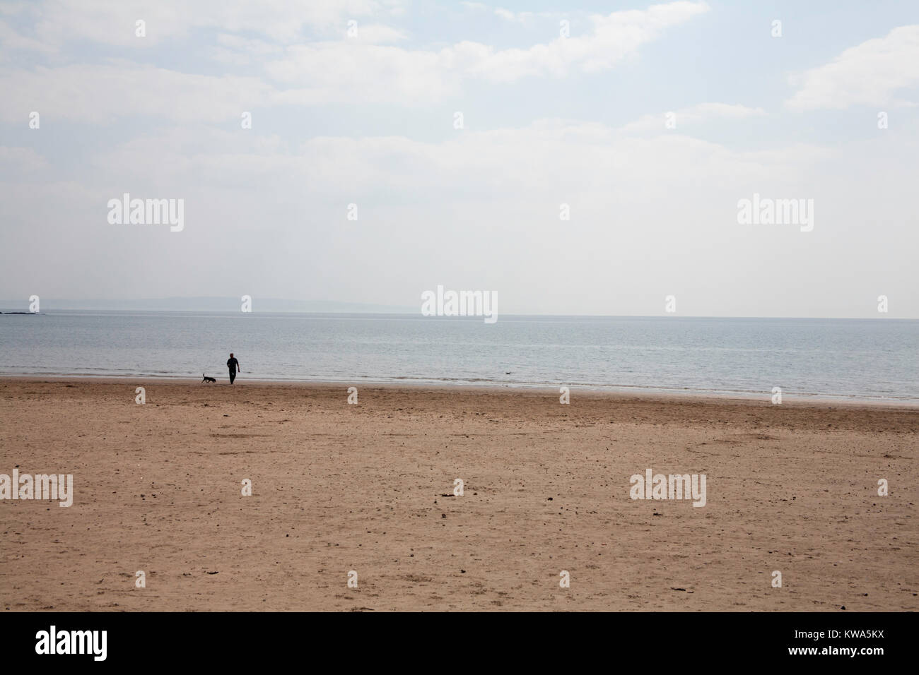 La spiaggia di Ardrossan South Beach Ardrossan Ayrshire in Scozia Foto Stock