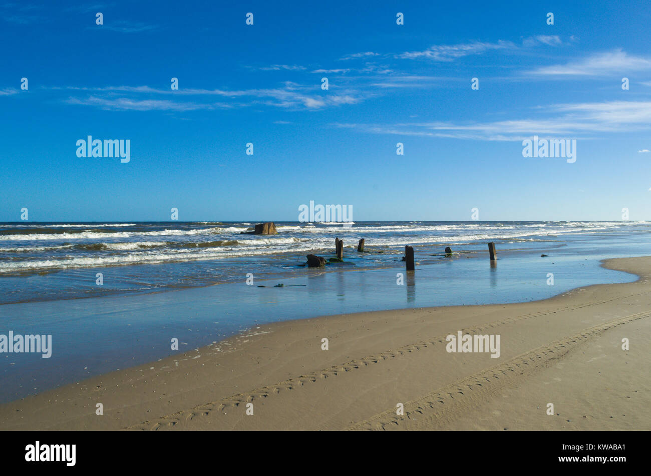 Bojuru Beach Spiaggia Deserta A Sud Dello Stato Di Rio