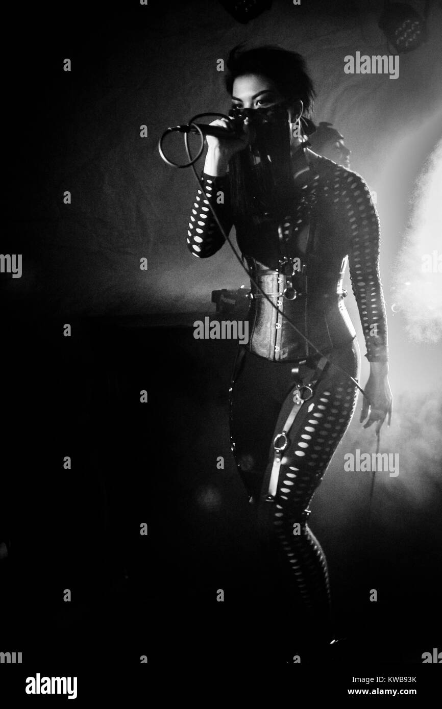 Il danese elettro-pop cantante Mendoza esegue un concerto dal vivo a VEGA in Copenhagen. Il talento e la creativitã cantante è firmato da Atlantic Records nel Regno Unito. Danimarca, 31/01 2015. Foto Stock