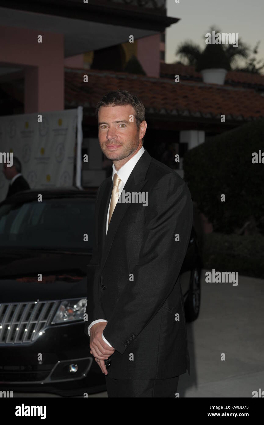 DELRAY Beach, FL - novembre 06: Scott Foley assiste il Chris Evert e Raymond James cocktail alla reception al Boca Raton Resort & Club il 6 novembre 2010 in Boca Raton, Florida. Persone: Scott Foley Foto Stock
