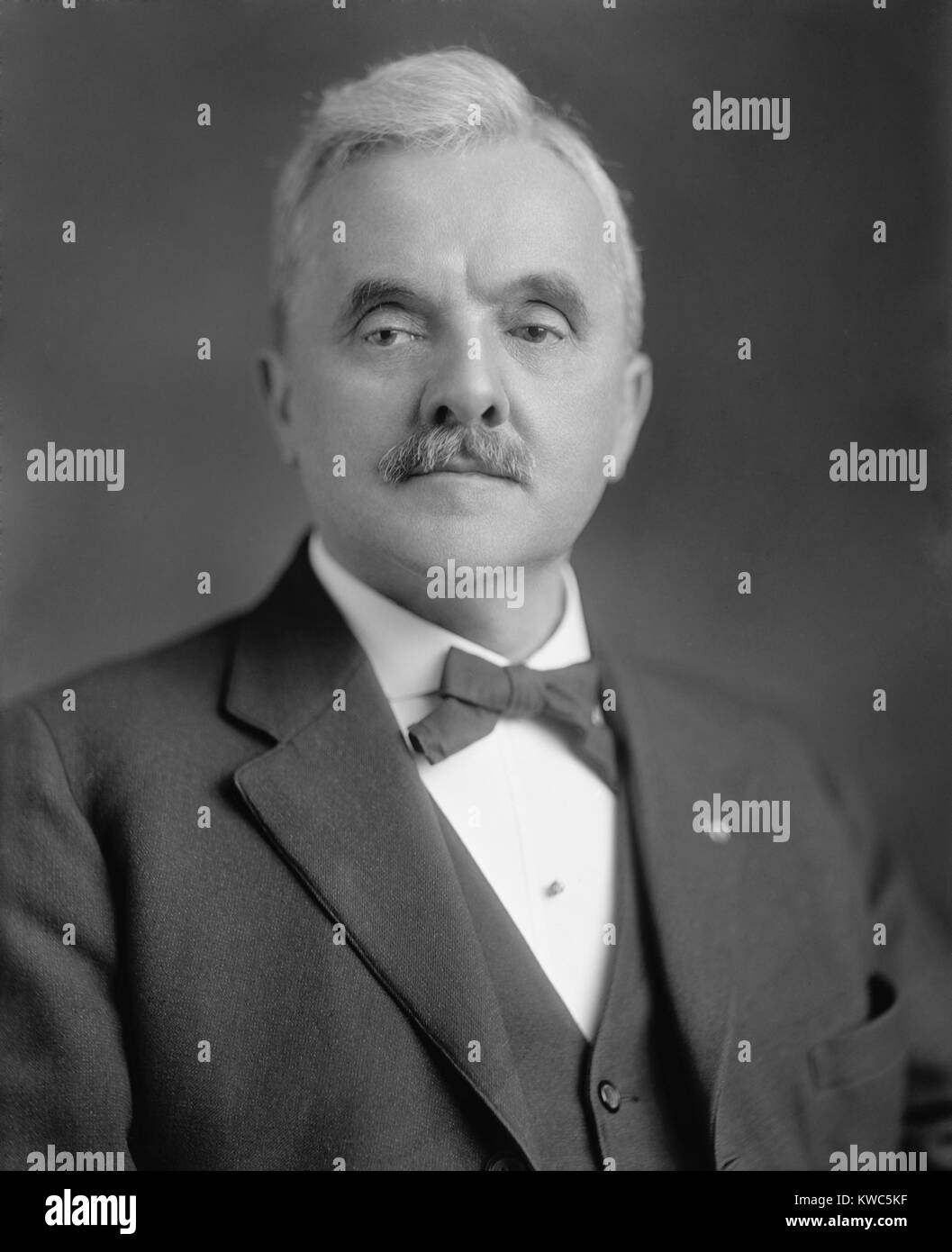 George Norris, repubblicano progressista da Nebraska servita da 1913-1943. Ca. 1920. Egli ha bloccato il Henry Ford muscolo proposto progetto di barene, tenendo le risorse pubbliche per lo sviluppo futuro di la Tennessee Valley Authority negli anni trenta del novecento (BSLOC 2015 15 194) Foto Stock