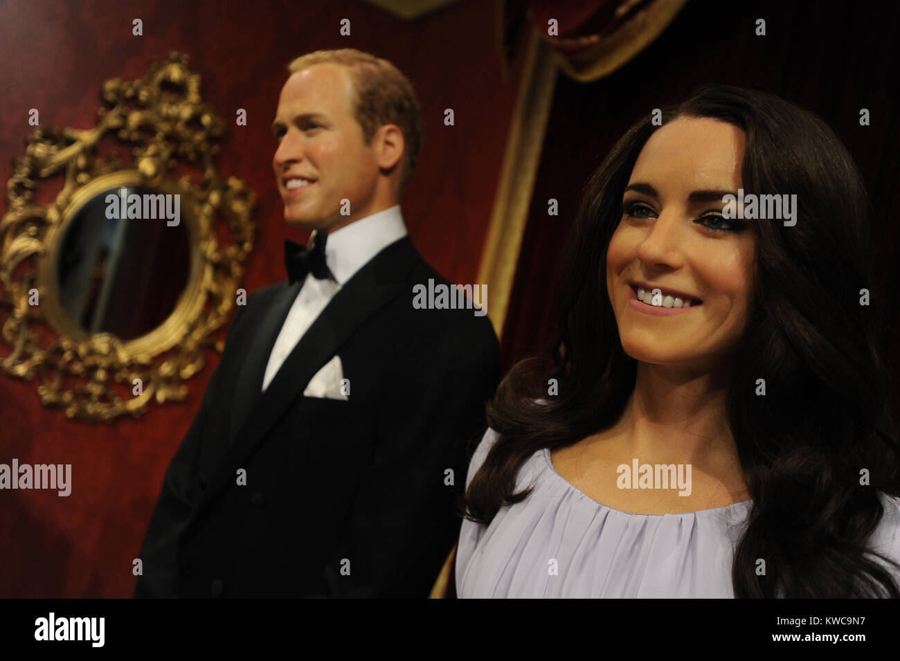 NEW YORK, NY 23 ottobre un museo delle cere di Madame Tussauds Wax la figura del principe