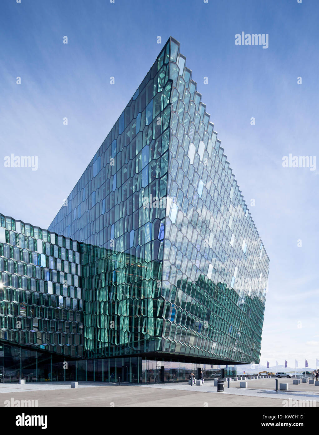 Sala Concerti "Harpa' a Reykjavik, Islanda Foto Stock