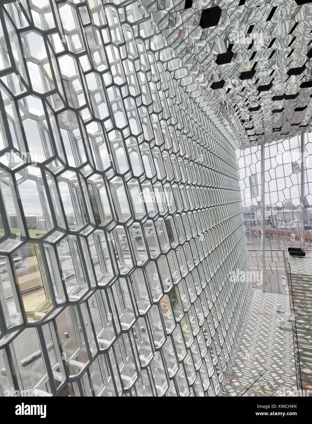 Sala Concerti "Harpa' a Reykjavik, Islanda Foto Stock