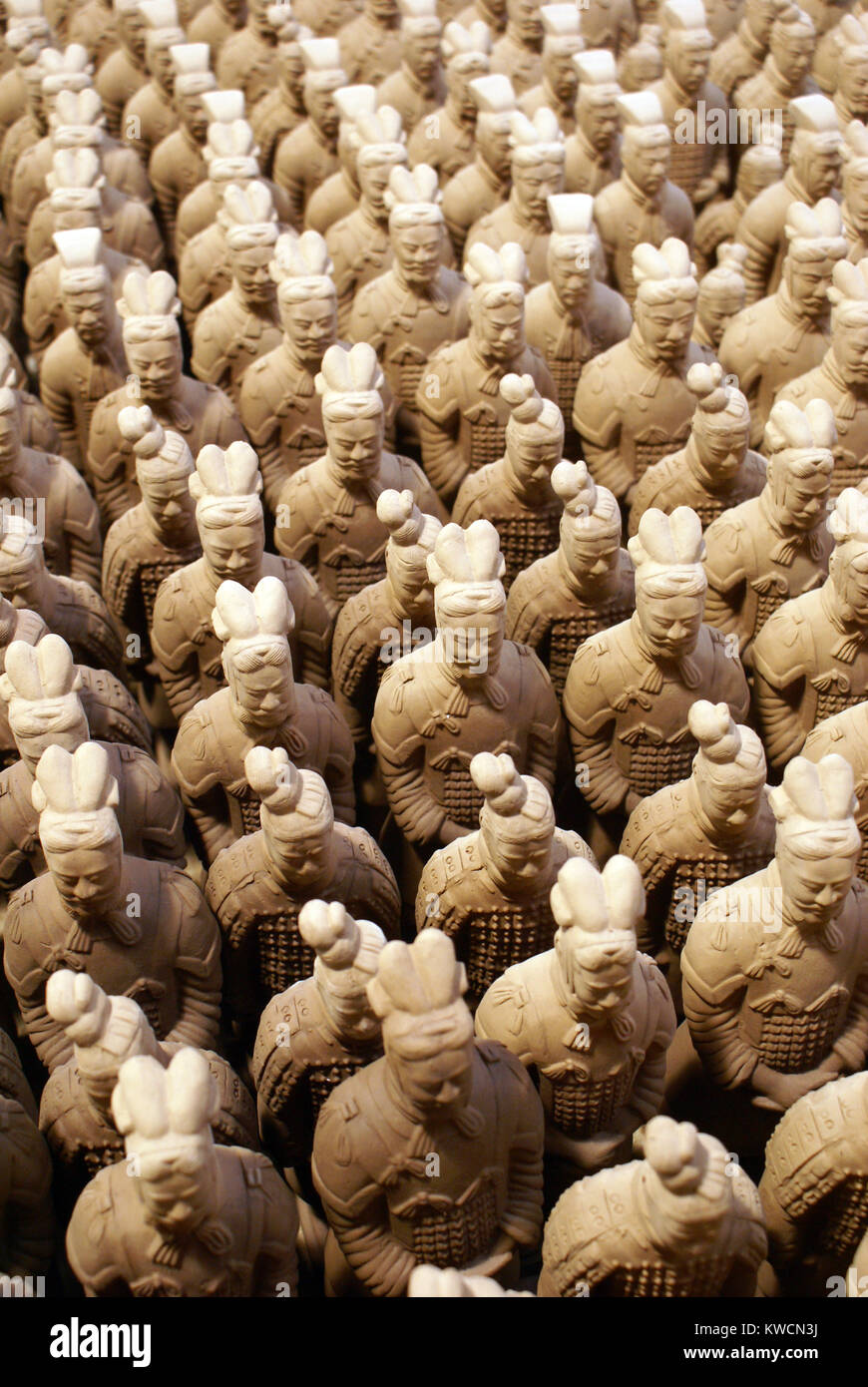 Esercito di Terracotta in vendita a Sian, Cina Foto Stock