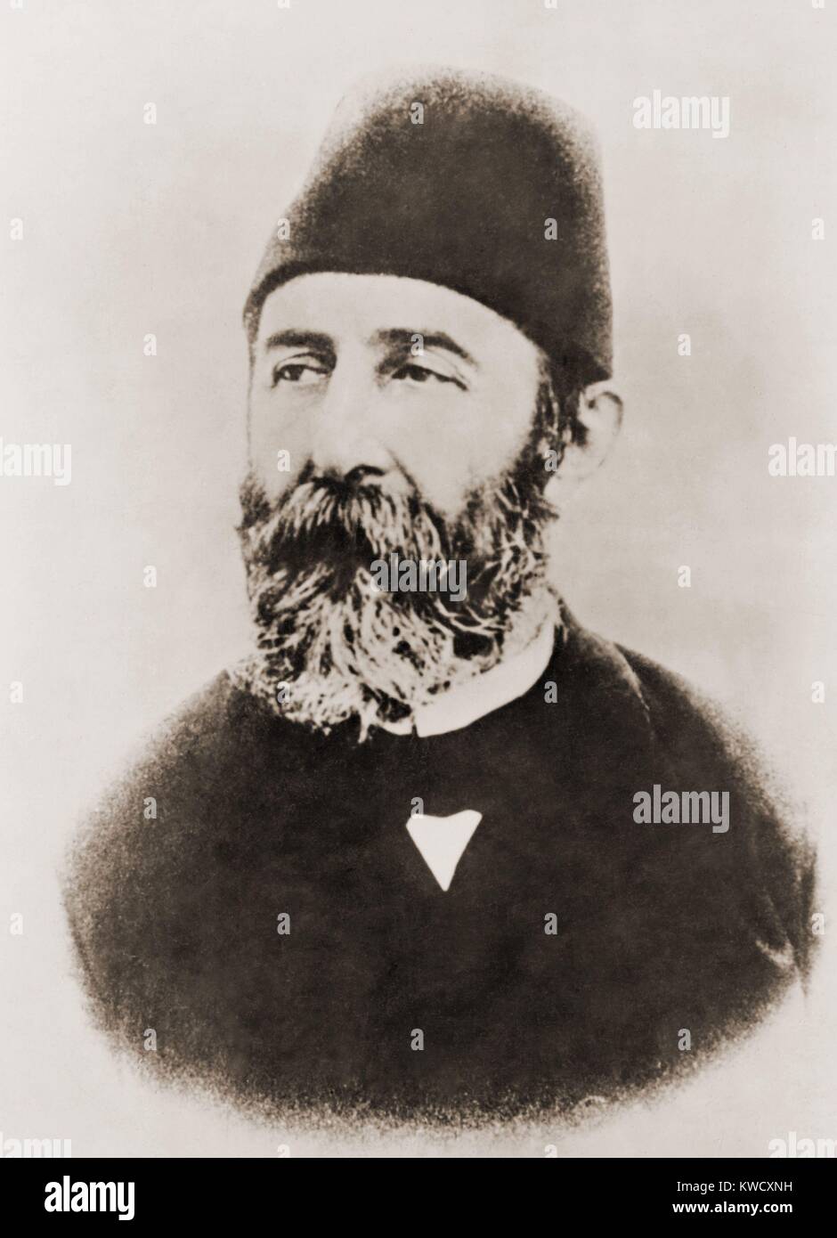 Cemal pascià era uno dei metodi dittatoriali ottomano triumvirato durante la guerra mondiale 1. Con Enver e Talaat, egli è stato condannato di responsabilità per il genocidio in Armenia, e condannato a morte in contumacia nel luglio 1919 (BSLOC 2017 1 111) Foto Stock