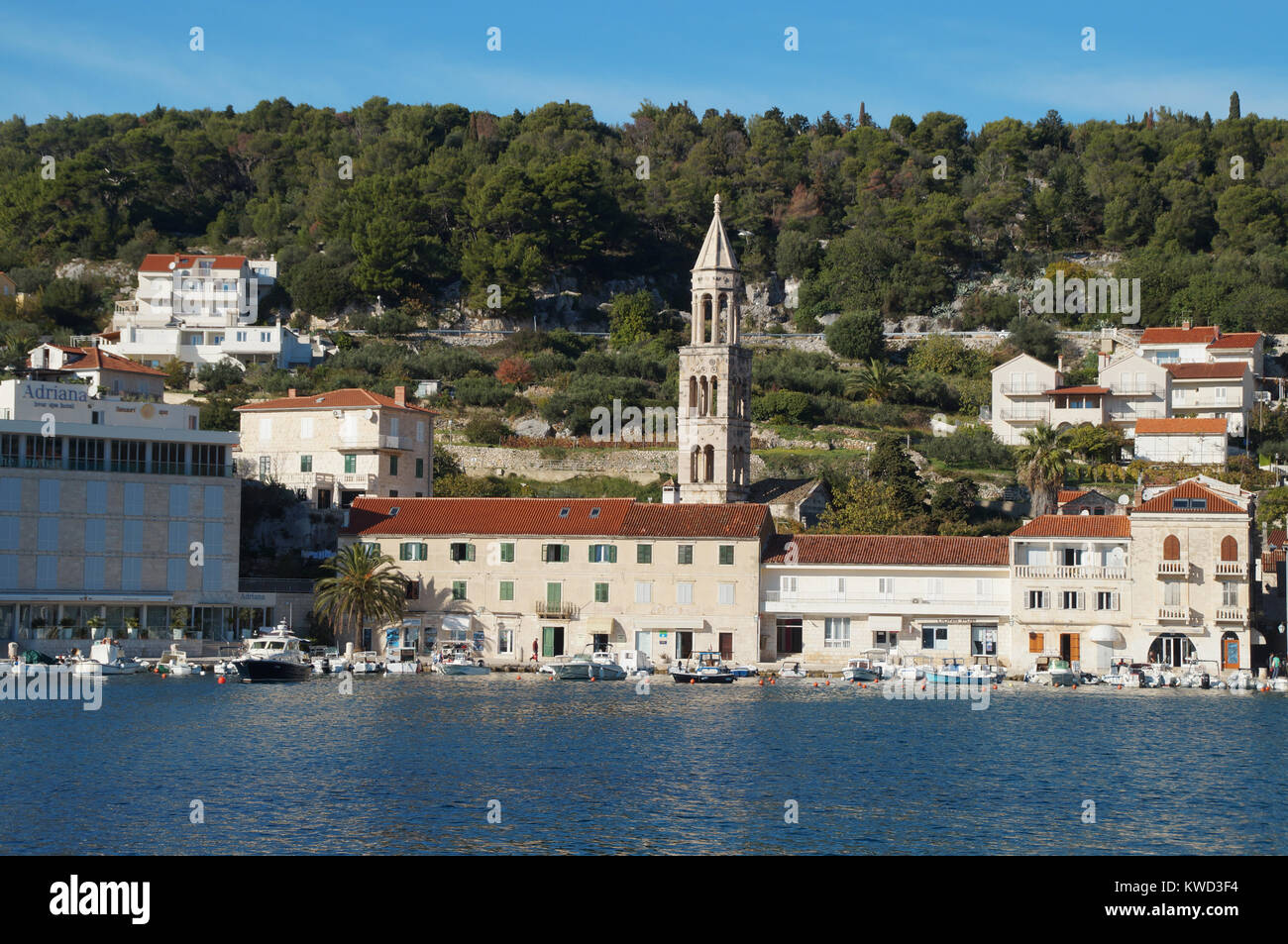 La citta di Hvar, Croazia Foto Stock