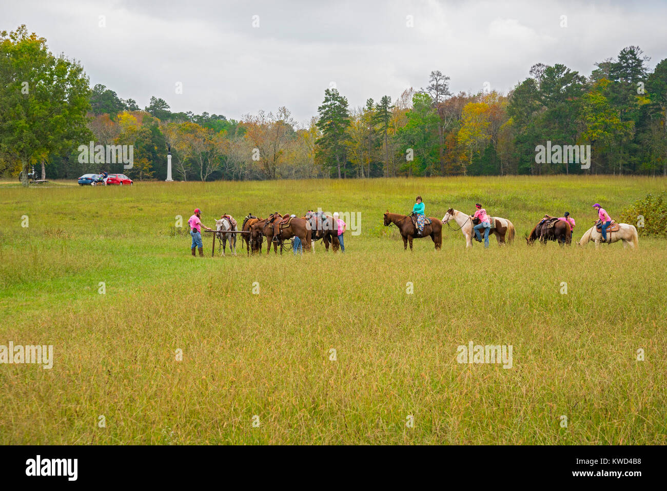 Chickamauga e Chattanooga National Military Park si trova in Georgia e Tennessee ed è stato uno dei più battaglie decisive della guerra civile. Foto Stock