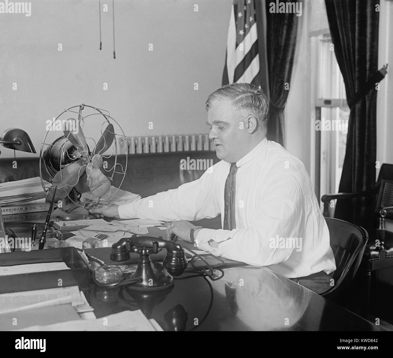 George Akerson, è stato il primo Presidential premere il Segretario sulla luglio 11, 1929. Egli ha servito la Herbert Hoover Administration. In precedenza è stato Akerson Washington corrispondente per la tribuna e un consulente per il Partito Repubblicano. (BSLOC 2015 16 78) Foto Stock