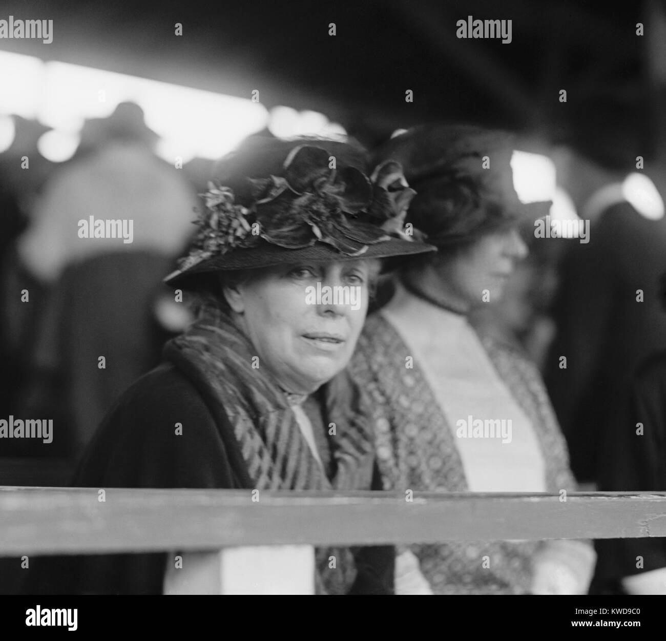 Helen Herron Taft, moglie dell'ex Presidente e Chief Justice William Howard Taft, 13 maggio 1922. La ex First Lady prosperato al suo ritorno a Washington nel 1920 e ne fece la sua casa per il resto della sua vita. (BSLOC 2015 16 97) Foto Stock