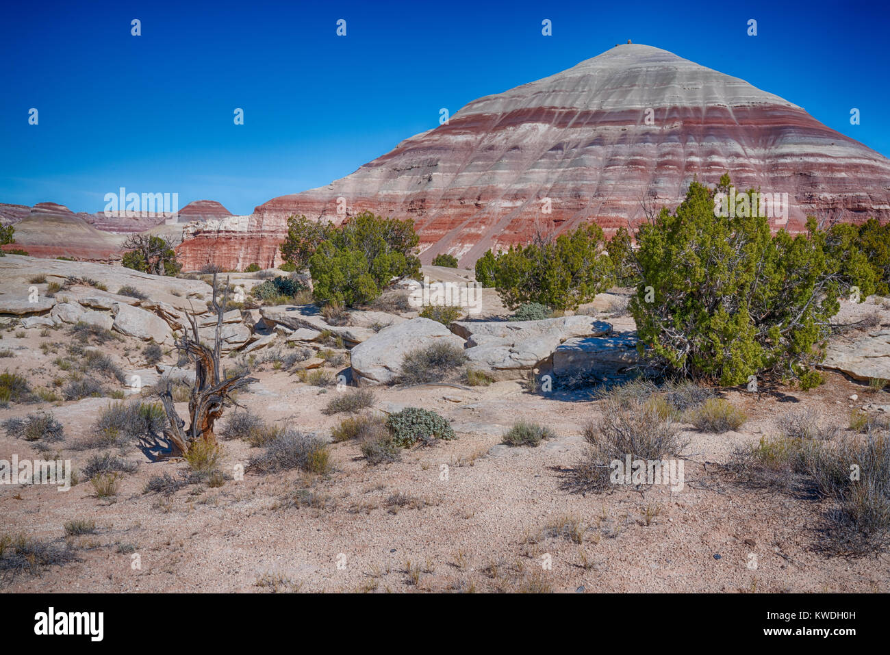 Cainville Badlands è una regione ad est del Capitol Reef National Park nello Utah. Foto Stock