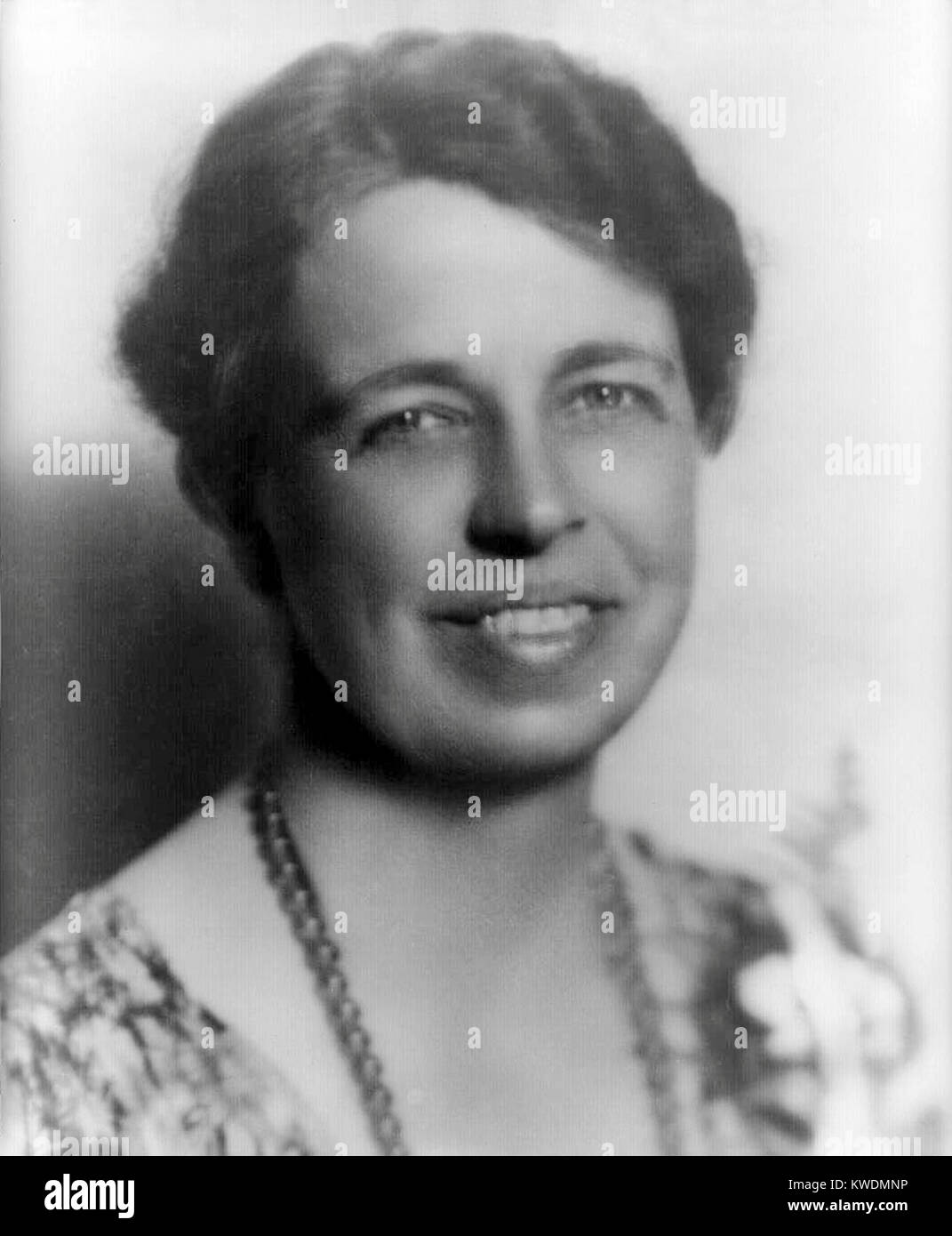 Anna Eleanor Roosevelt, uomo politico americano e della moglie del Presidente Franklin D. Roosevelt Foto Stock