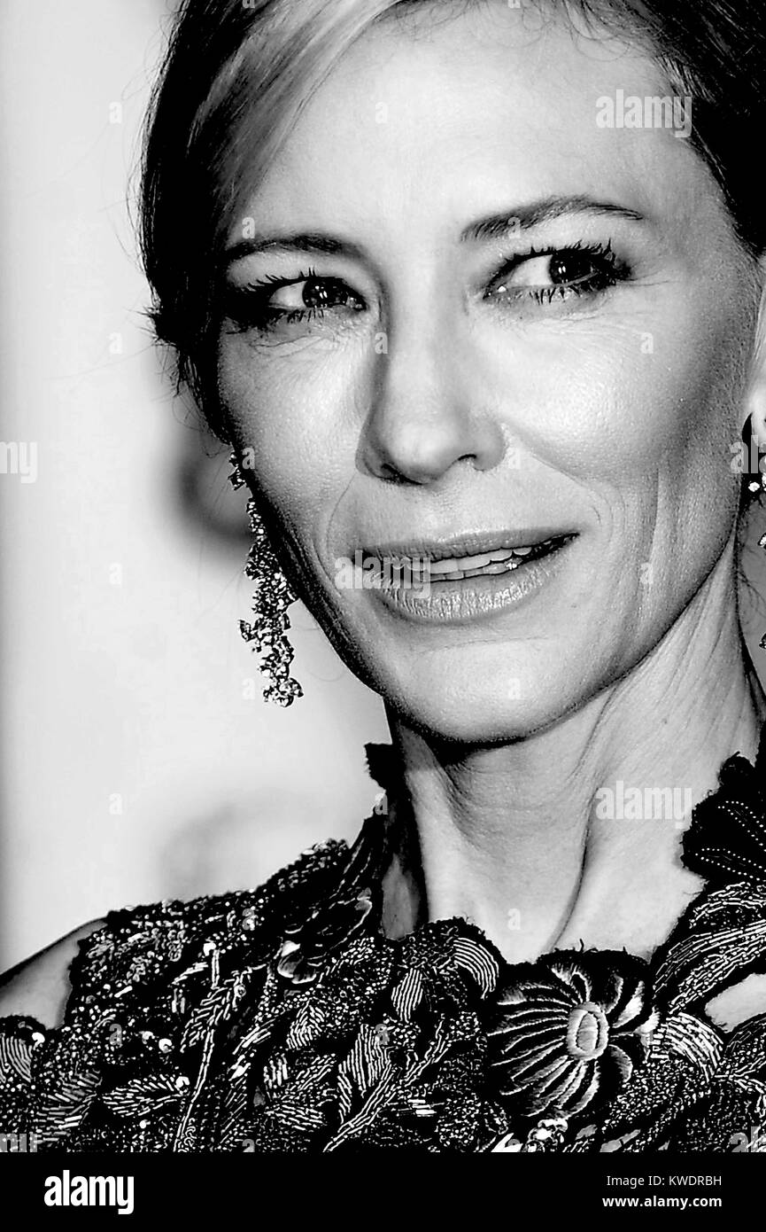 Cate Blanchett assiste l'EE British Academy Film Awards 2016 presso la Royal Opera House di Londra. 14 febbraio 2015 © Paul Treadway Foto Stock