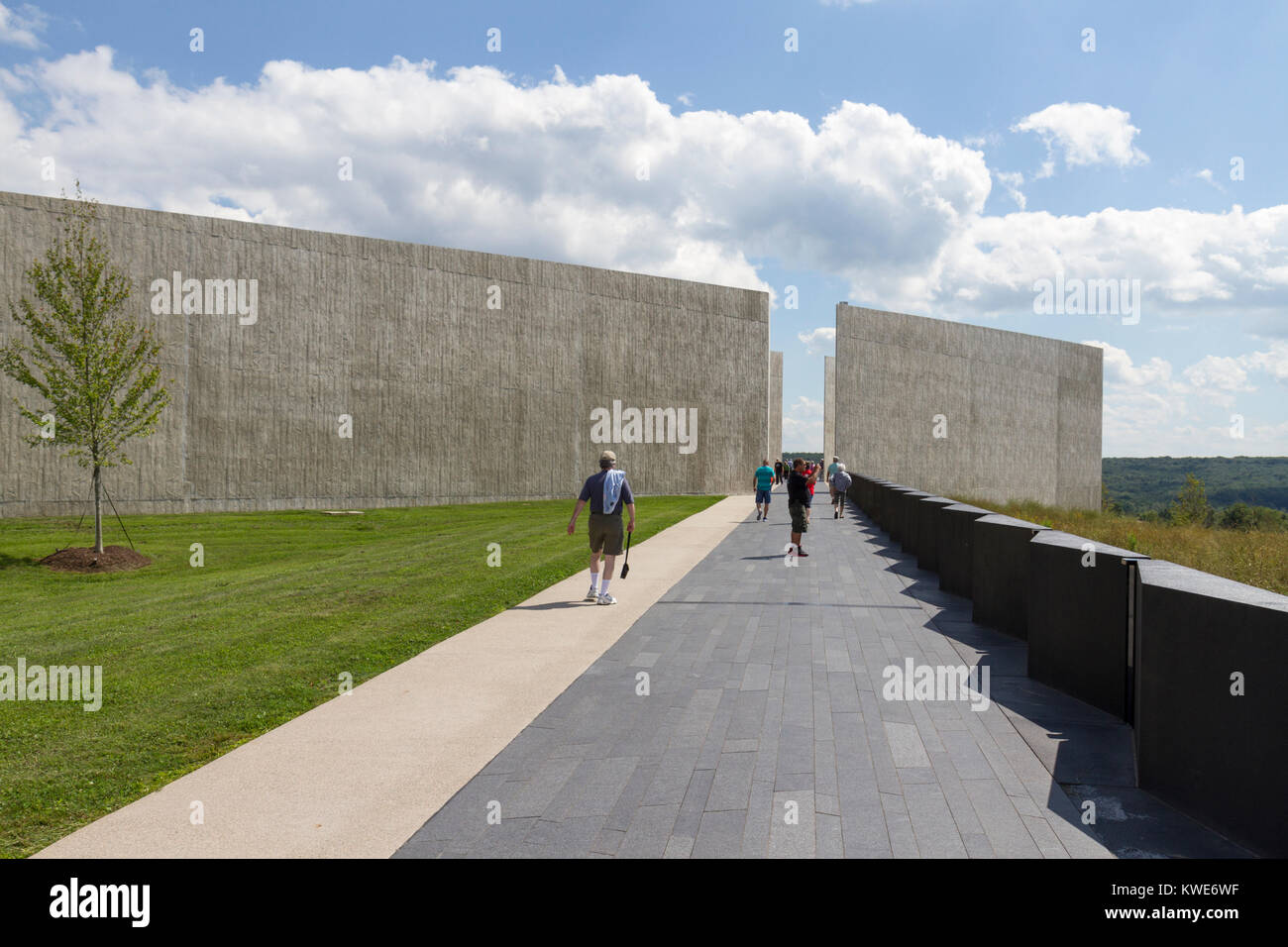 Il volo 93 National Memorial site Visitor Center vicino a Shanksville, Pennsylvania, USA. Foto Stock