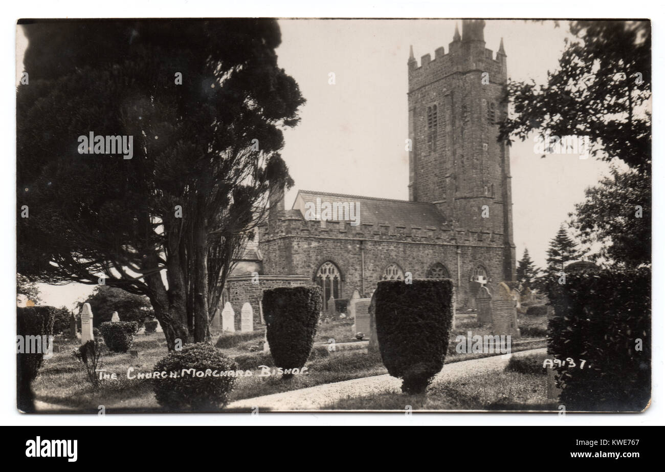 Santa Maria, Vescovo Morchard, Devon, nel 1920s Foto Stock